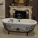 American Bath Factory Melinda Nuevo 60" White AcraStone Package