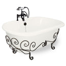 American Bath Factory Celine Nuevo 70" Bisque AcraStone Package