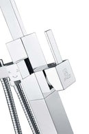 Anzzi Victoria 2-Handle Claw Foot Tub Faucet with Hand Shower in Polished Chrome FS-AZ0031CH 12