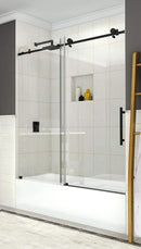 Aston Coraline 56 in. to 60 in. x 60 in. Frameless Sliding Tub Door in Oil Rubbed Bronze