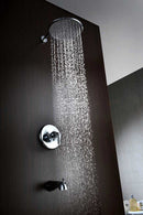 Anzzi Meno Series Single Handle Wall Mounted Showerhead and Bath Faucet in Polished Chrome 2