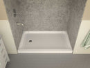 Anzzi Tier 36 x 60 in. Left Drain Single Threshold Shower Base in White SB-AZ04LD 3