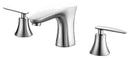 Anzzi Chord Series 2-Handle Bathroom Sink Faucet in Brushed Nickel
