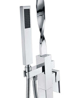 Anzzi Yosemite 2-Handle Claw Foot Tub Faucet with Hand Shower in Polished Chrome FS-AZ0050CH 13