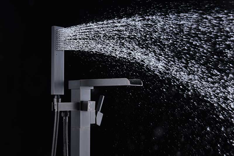 Anzzi Union Series Freestanding Bathtub Faucet in Oil Rubbed Bronze FS-AZ0059ORB 4