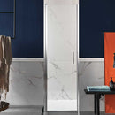 Anzzi Lancer 23 in. x 72 in. Semi-Frameless Shower Door with TSUNAMI GUARD in Polished Chrome SD-AZ051-01CH 6