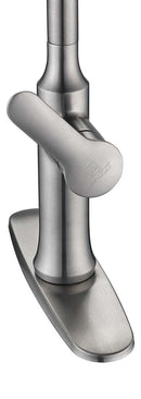 Anzzi Cresent Single Handle Pull-Down Sprayer Kitchen Faucet in Brushed Nickel KF-AZ1068BN 3