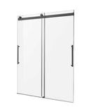 Anzzi Stellar Series 48 in. x 76 in. Frameless Sliding Shower Door with Handle in Matte Black SD-FRLS05901MB 3
