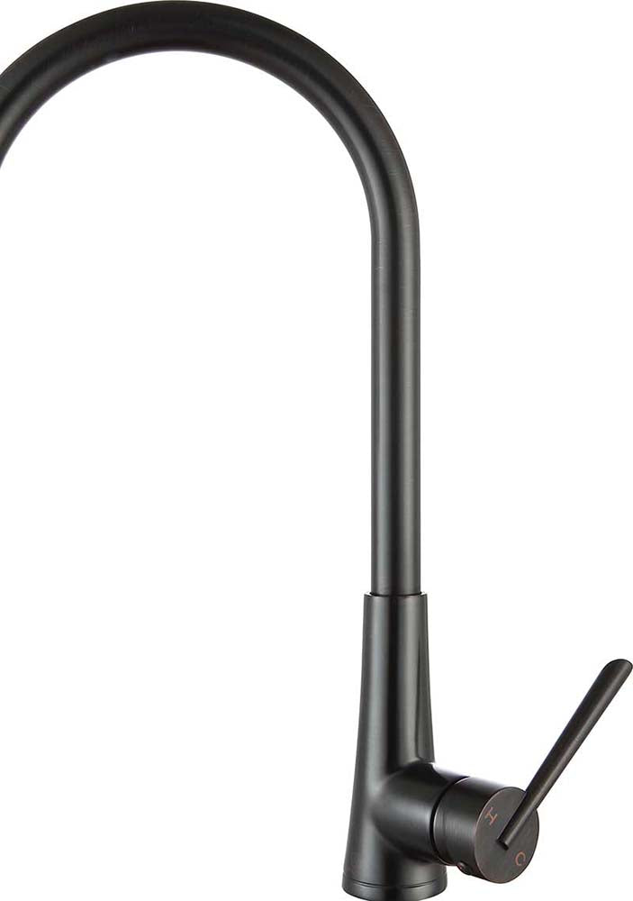 Anzzi Tulip Single-Handle Pull-Out Sprayer Kitchen Faucet in Oil Rubbed Bronze KF-AZ216ORB 27