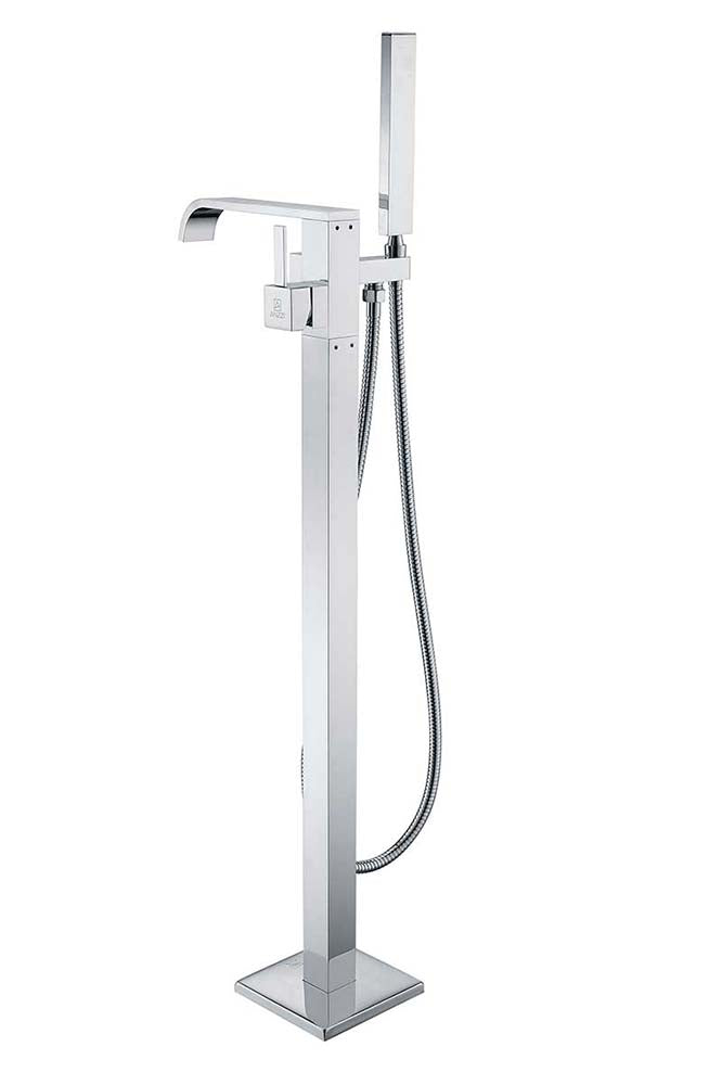Anzzi Angel 2-Handle Claw Foot Tub Faucet with Hand Shower in Polished Chrome FS-AZ0044CH 21