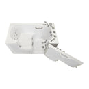 Ella Wheelchair Transfer 30"x60" Acrylic Air and Hydro Massage Walk-In Bathtub with Right Outward Swing Door, 5 Piece Fast Fill Faucet, 2" Dual Drain 3