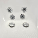 Ella Wheelchair Transfer 30"x60" Acrylic Air and Hydro Massage and Heated Seat Walk-In Bathtub with Right Outward Swing Door, 5 Piece Fast Fill Faucet, 2" Dual Drain 7