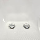 Ella Wheelchair Transfer 30"x60" Acrylic Soaking Walk-In-Bathtub, Right Outward Swing Door, Heated Seat,  5 Piece Fast Fill Faucet, 2" Dual Drain 7