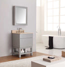 Avanity Tribeca 24 in. Vanity Combo with Base TRIBECA-VSB24-CG-B 3