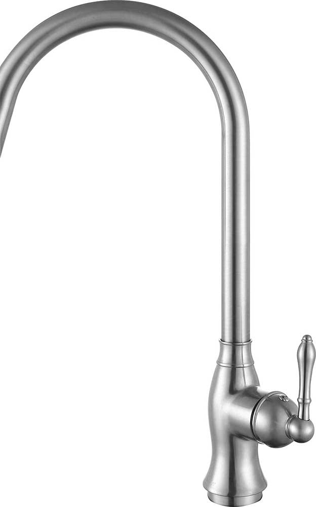Anzzi Rodeo Single-Handle Pull-Out Sprayer Kitchen Faucet in Brushed Nickel KF-AZ214BN 22