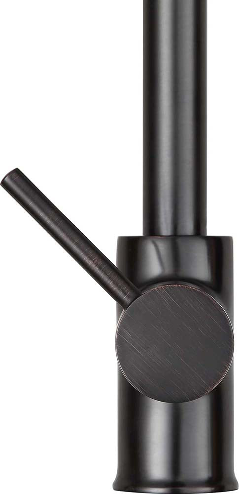 Anzzi Somba Single-Handle Pull-Out Sprayer Kitchen Faucet in Oil Rubbed Bronze KF-AZ213ORB 14