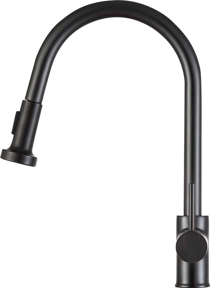 Anzzi Somba Single-Handle Pull-Out Sprayer Kitchen Faucet in Oil Rubbed Bronze KF-AZ213ORB 2