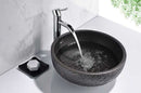 Anzzi Stellar Series Ceramic Vessel Sink in Black 4
