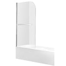 Anzzi Myth 34 in. x 58 in. Frameless Tub Door with TSUNAMI GUARD in Polished Chrome SD-AZ053-01CH 8