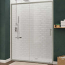 Anzzi Halberd 48 in. x 72 in. Framed Shower Door with TSUNAMI GUARD in Brushed Nickel SD-AZ052-01BN