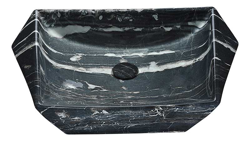 Anzzi Sona Series Ceramic Vessel Sink in Marbled Adobe LS-AZ278 3