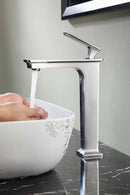 Anzzi Saunter Single Hole Single-Handle Vessel Bathroom Faucet in Brushed Nickel L-AZ121BN 3
