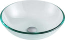 Anzzi Mythic Series Vessel Sink in Lustrous Clear BB420-12