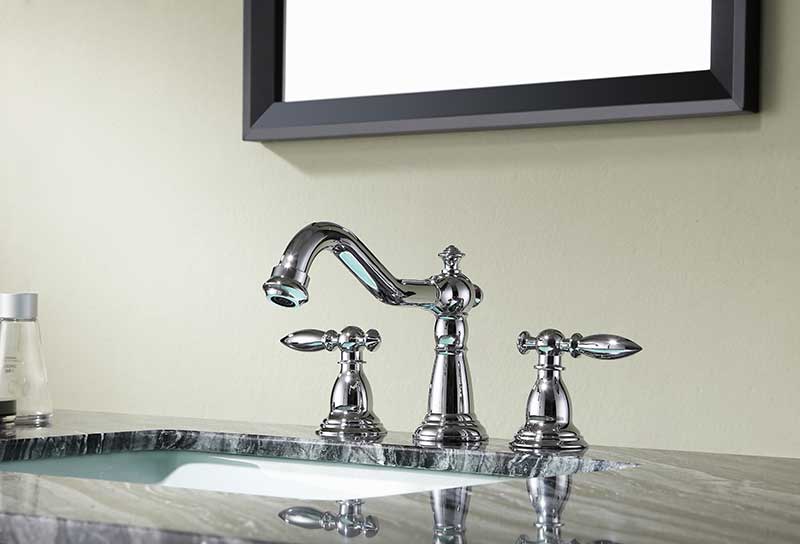Anzzi Patriarch 8" Widespread Bathroom Sink Faucet in Polished Chrome L-AZ179CH 2