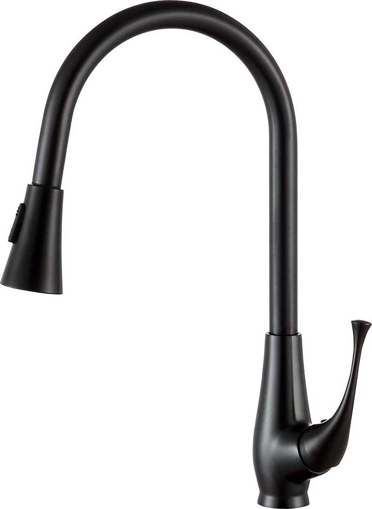 Anzzi Meadow Single-Handle Pull-Out Sprayer Kitchen Faucet in Oil Rubbed Bronze KF-AZ217ORB 20