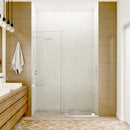 Anzzi Longboat Series 60 in. x 76 in. Semi-Frameless Shower Door with TSUNAMI GUARD in Polished Chrome SD-AZ055-01CH 3