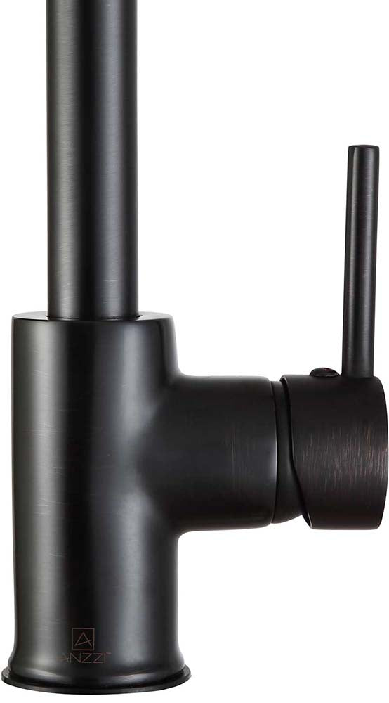 Anzzi Somba Single-Handle Pull-Out Sprayer Kitchen Faucet in Oil Rubbed Bronze KF-AZ213ORB 12