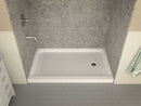 Anzzi Tier 36 x 60 in. Right Drain Single Threshold Shower Base in White SB-AZ04RD 3