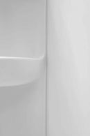 Anzzi Lex-Class 60 in. x 36 in. x 60 in. 3-piece DIY Friendly Alcove Shower Surround in White