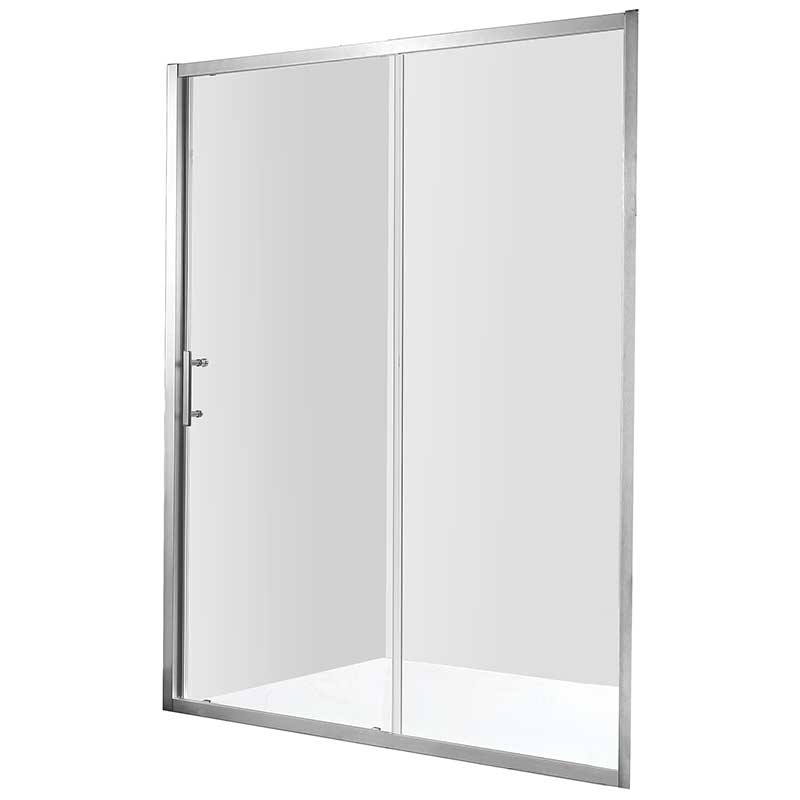 Anzzi Halberd 60 in. x 72 in. Framed Shower Door with TSUNAMI GUARD in Brushed Nickel SD-AZ052-02BN 8