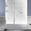 Anzzi Galleon 48 in. x 58 in. Frameless Tub Door with TSUNAMI GUARD in Polished Chrome SD-AZ054-01CH 6