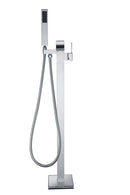 Anzzi Angel 2-Handle Claw Foot Tub Faucet with Hand Shower in Polished Chrome FS-AZ0044CH 16