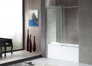 Anzzi Don Series 60 in. x 62 in. Frameless Sliding Tub Door in Brushed Nickel SD-AZ17-01BN 3
