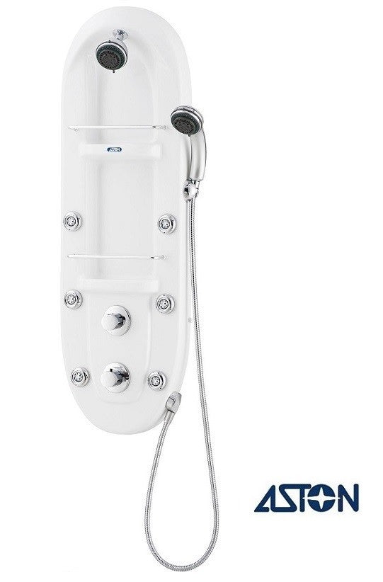 Aston Thermostatic Shower Panel with Six Body Jets