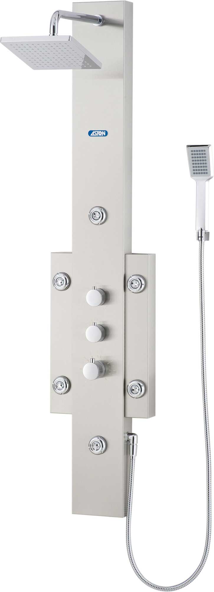 Aston Dual Function Shower Panel with Six Body Jets