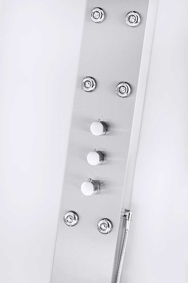 Aston Dual Function and Diveter Shower Panel with Six Body Jets 2