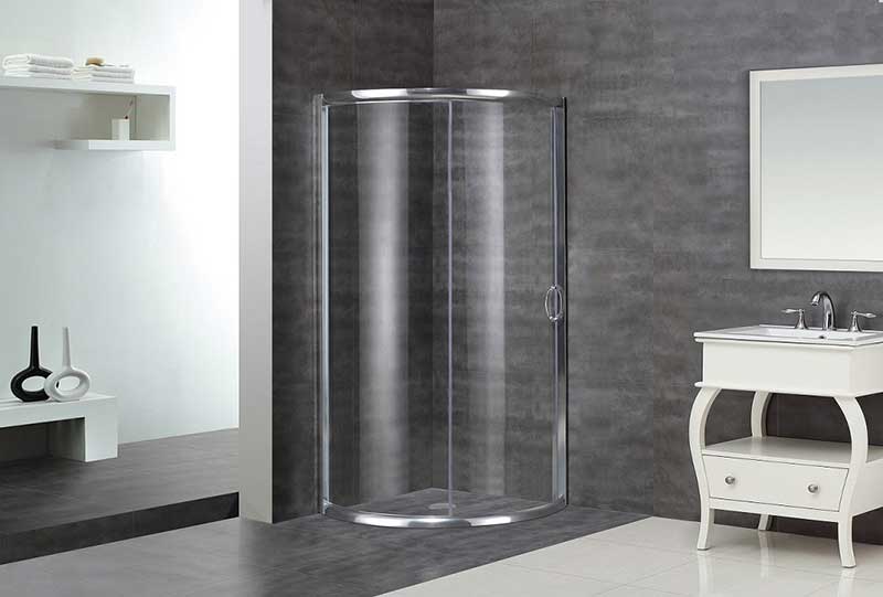 Aston Neo-Angle Door Shower Enclosure with Shower Base