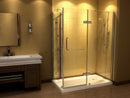 Aston Pivot Door Frameless Shower Enclosure including Shelving