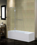 Aston Frameless Pivot Tub-Height Shower Door