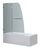 Aston Frameless Pivot Tub-Height Shower Door 2