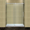 Aston Completely Frameless Sliding Shower Door with Low-Profile Base
