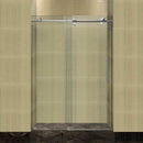 Aston Completely Frameless 48" W x 75" H Sliding Shower Door