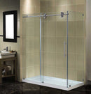 Aston Completely Frameless Sliding Shower Door Enclosure with Low-Profile Base