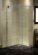 Aston Completely Frameless Round Sliding Shower Door Enclosure