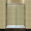 Aston Completely Frameless Sliding Shower Door with Low-Profile Base