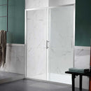 Anzzi Halberd 60 in. x 72 in. Framed Shower Door with TSUNAMI GUARD in Brushed Nickel SD-AZ052-02BN 6